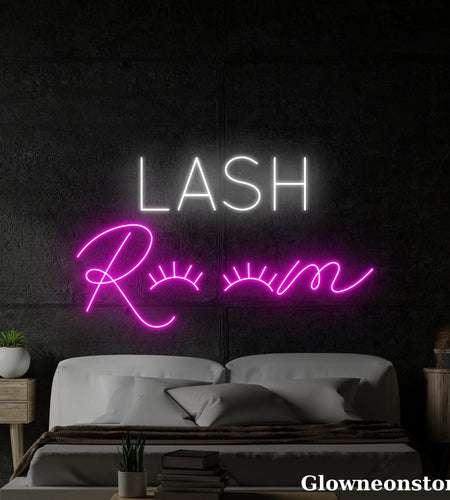 Lash Room Neon Sign, Lash Shop Led Sign, Beauty Salon Wall Art, Lashes Decor Salon