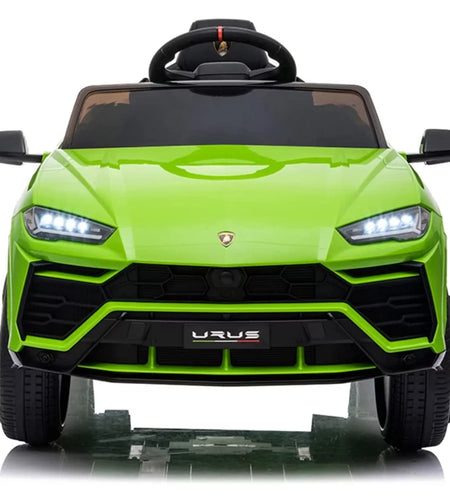 Lamborghini Urus 12V Electric Powered Ride on Car Toys for Girls Boys, White Kids Electric Vehicles Ride on Toys with Remote Control, Foot Pedal, MP3 Player and LED Headlights, CL61