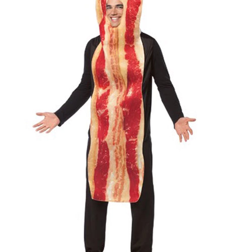 Bacon Strip Adult Halloween Costume, One Size, Men, #7192