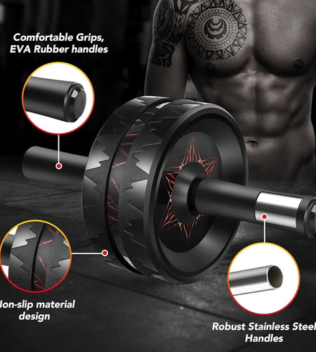 Rodillo Para Ejercicios Abdominales Brazos Entrenamiento En Casa Rueda Abdominal