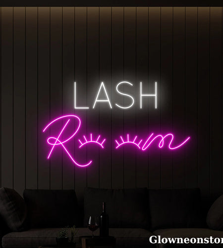 Lash Room Neon Sign, Lash Shop Led Sign, Beauty Salon Wall Art, Lashes Decor Salon