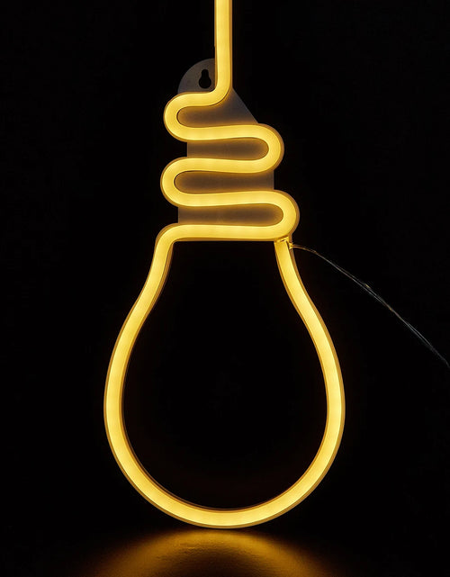 Load image into Gallery viewer, Chi-Buy Lamp Bulb LED Neon Sign USB Powered or Battery Power Supply Neon Signs Night Light for Bedroom Living Room Decor Lamp Si
