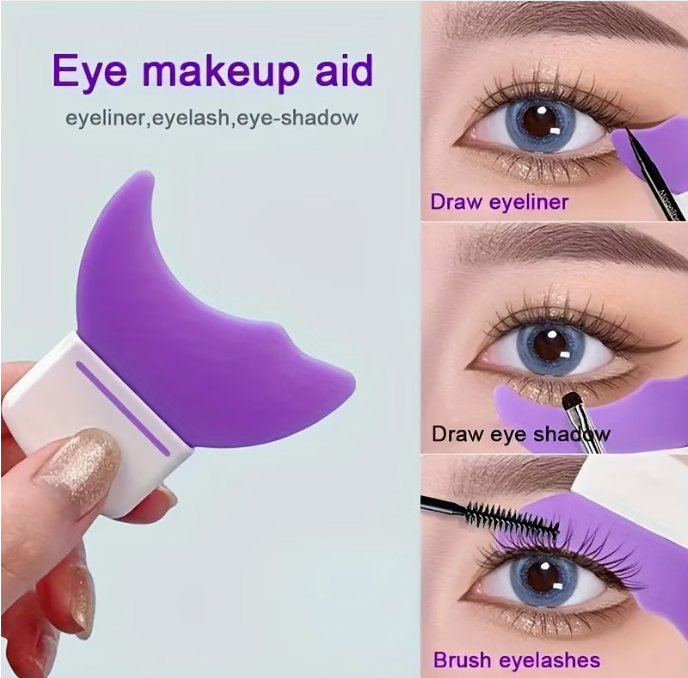 Reusable Eye Makeup Tool – Mascara Shield & Eyeliner Guide