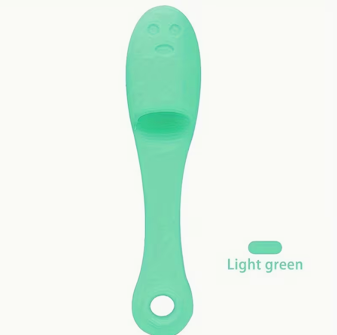 1 Finger-shaped Soft Silicone Nose Brush for Facial Cleansing, Blackhead