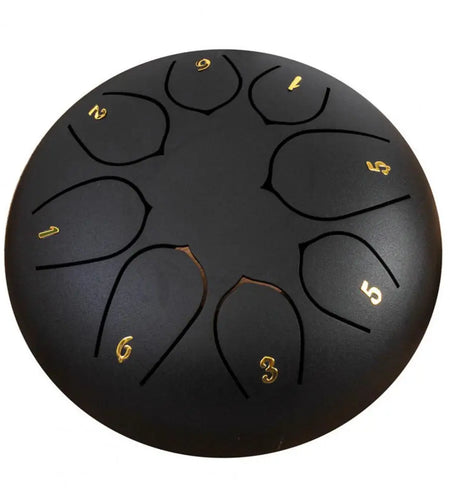 Steel Tongue Drum Rain Chime Hand Drums Sound Healing Instruments Chakra Tank Drum for Musical Education Meditation Yoga Zen