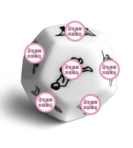 Russian Dice Russian Sex Dice Sex Toys for Couples Acrylic Erotic Toys Adult Sex Toys for Women Men Russian