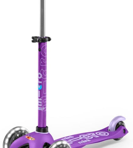 Kickboard - Mini Deluxe LED 3-Wheeled, Lean-To-Steer, Swiss-Designed  Scooter for Preschool Kids with LED Light-Up Wheels, Ages 2-5