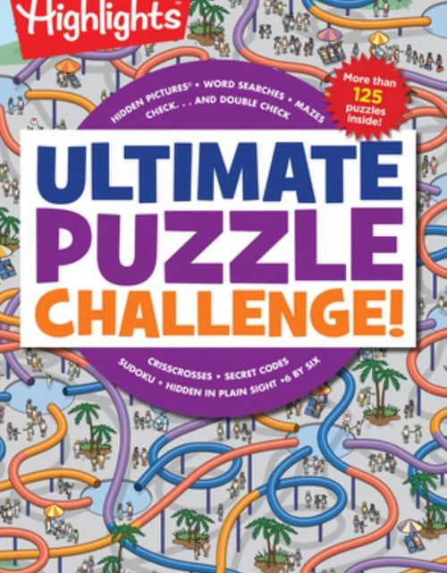 Load image into Gallery viewer, Ultimate Puzzle Challenge!: 125+ Brain Puzzles for Kids, Hidden Pictures, Mazes, Sudoku, Word Searches, Logic Puzzles and More, Kids Activity Book for Super Solvers (Paperback)
